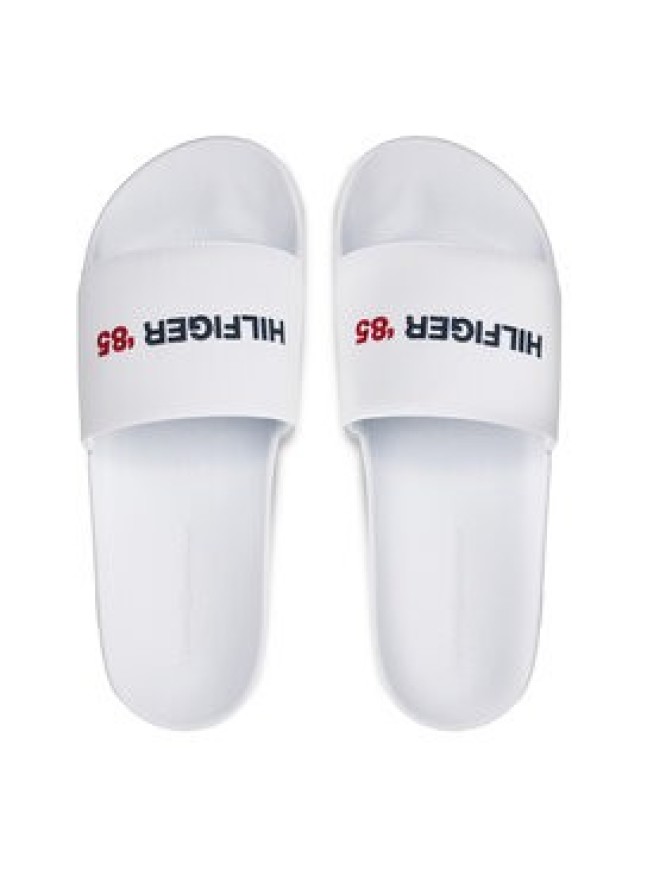 Tommy Hilfiger Klapki Hilfiger 85 Pool Slide FM0FM05021 Biały