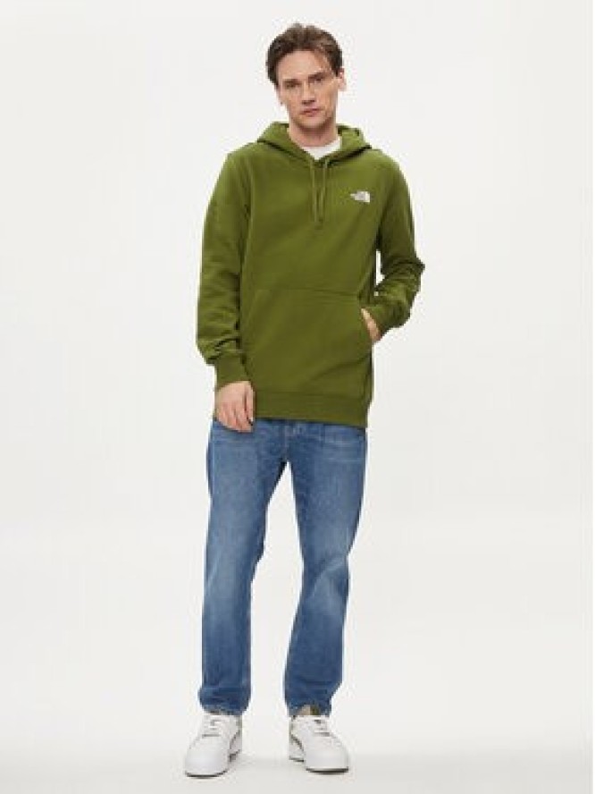 The North Face Bluza Simple Dome NF0A7X1J Zielony Regular Fit