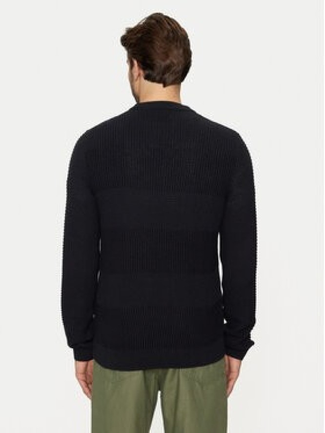 Jack&Jones Sweter Hugo 12258607 Granatowy Regular Fit