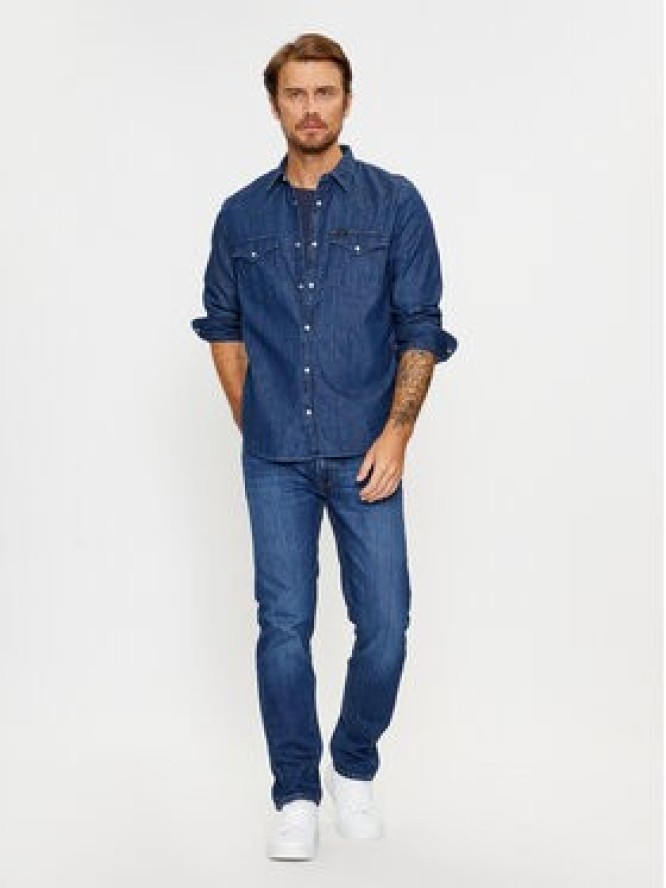 Lee Jeansy 112342270 Niebieski Regular Fit