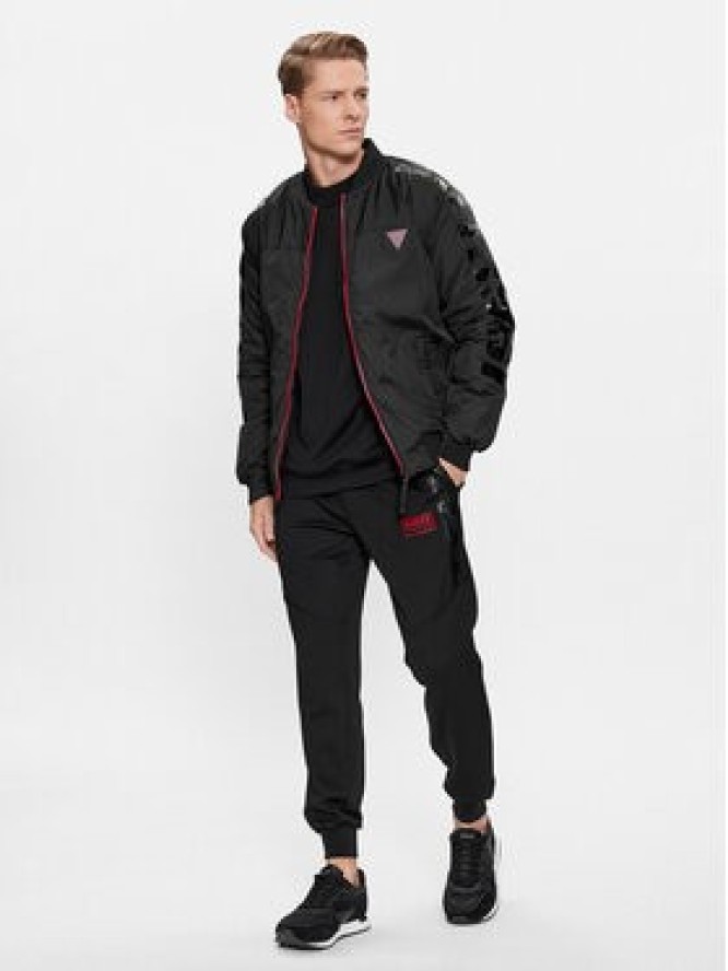 Guess Kurtka bomber Baloo Z4RL01 WFVX0 Czarny Regular Fit