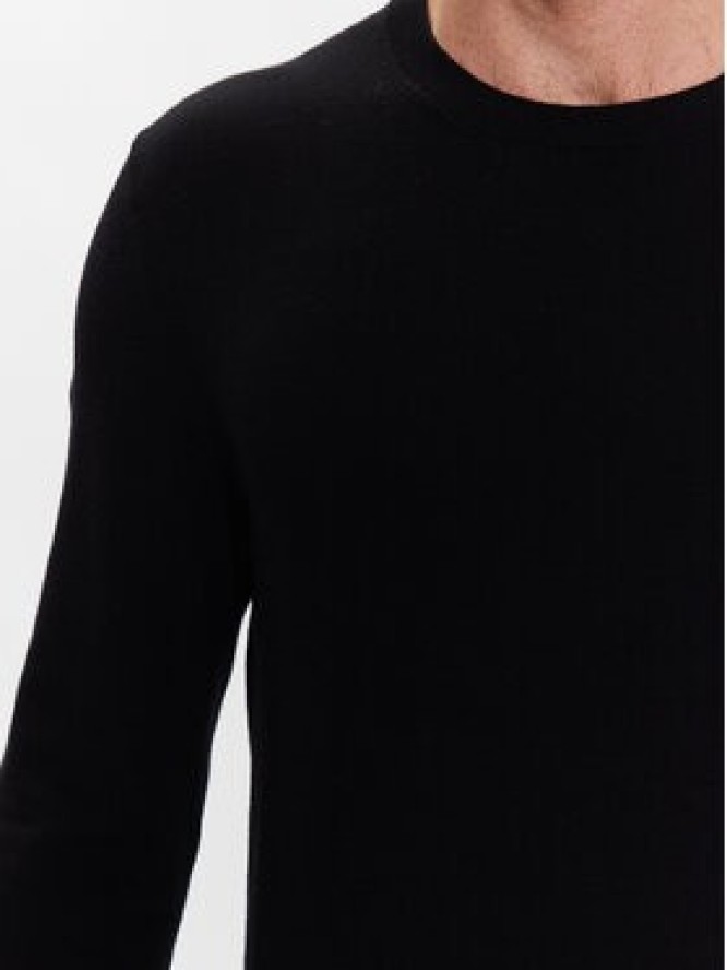 Sisley Sweter 10F2S1C78 Czarny Regular Fit