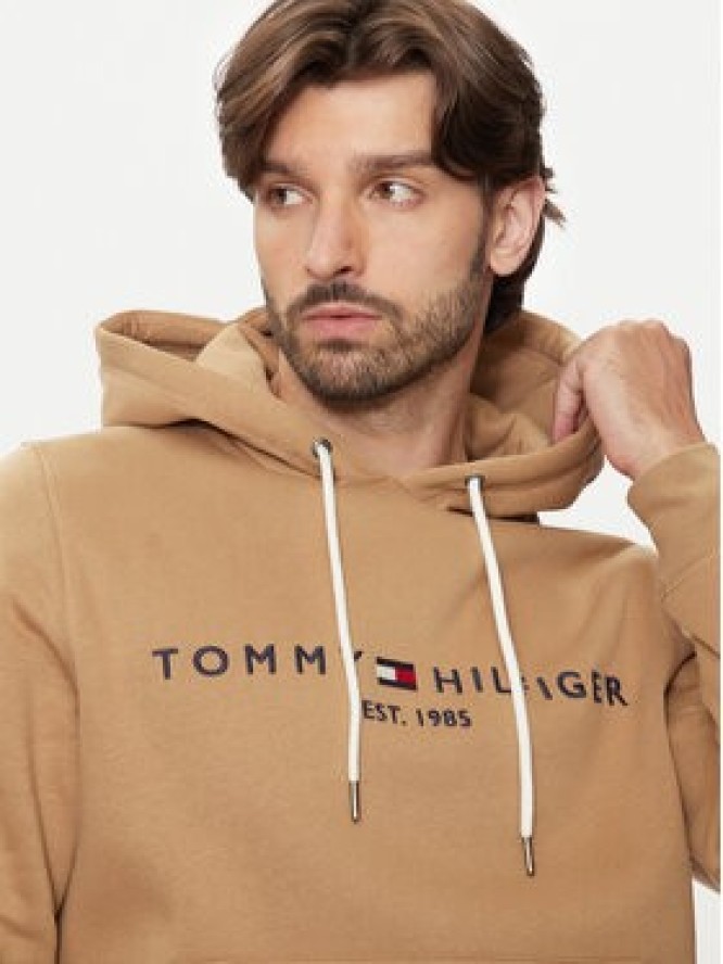 Tommy Hilfiger Bluza Logo MW0MW11599 Khaki Regular Fit