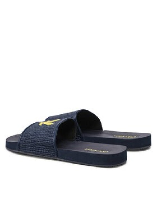 Lyle & Scott Klapki Easy Slide FW1407 Granatowy