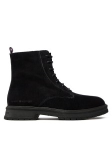 Tommy Hilfiger Kozaki Hilfiger Core Suede Boot FM0FM04674 Czarny