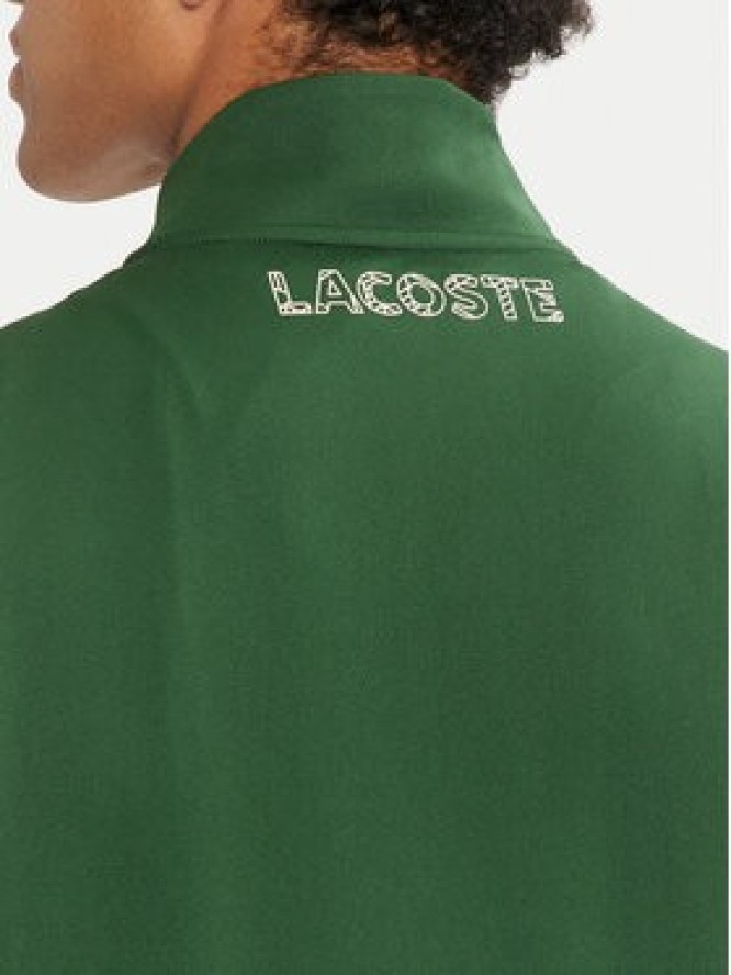 Lacoste Bluza SH2646 Zielony Regular Fit