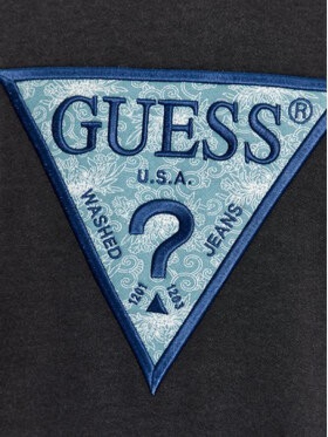 Guess Bluza M3BQ27 KBY31 Czarny Regular Fit