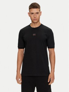 Hugo T-Shirt Diragolino_Gel 50528171 Czarny Regular Fit