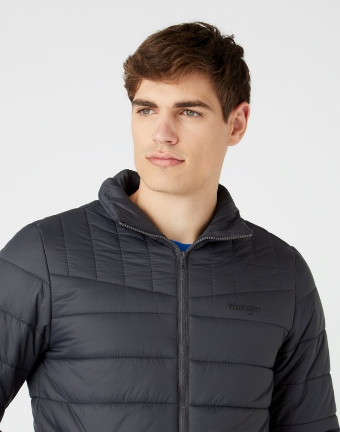 WRANGLER SUMMER PUFFER MĘSKA KURTKA PRZEJŚCIOWA PHANTOM W4F7YBX16