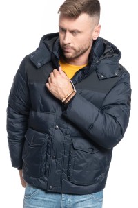 LEE PUFFER JACKET MĘSKA KURTKA ZIMOWA BLACK L86NSZ01