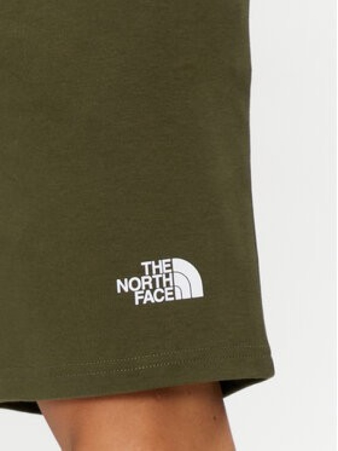 The North Face Szorty sportowe Graphic NF0A3S4F Zielony Regular Fit