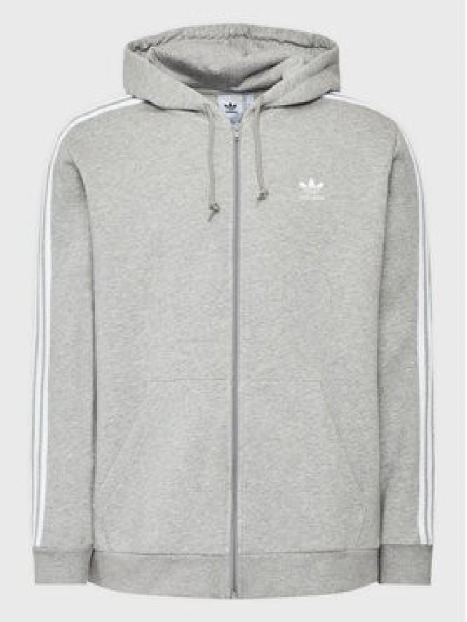 adidas Bluza 3-Stripes ED5969 Szary Regular Fit