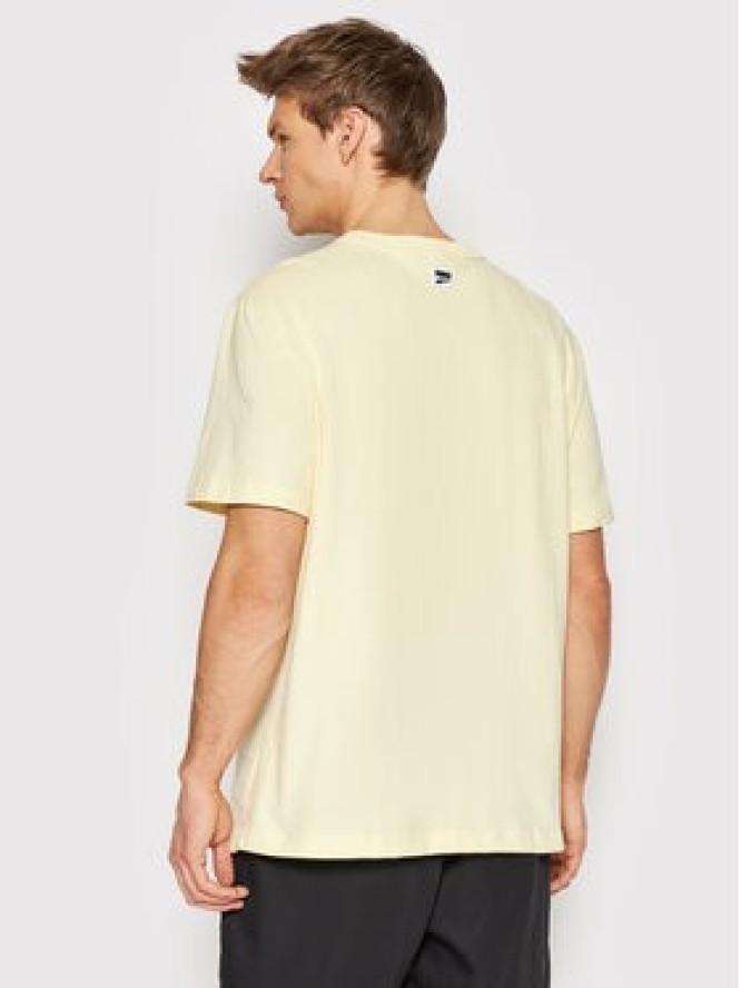 Puma T-Shirt Downtown Graphic 533673 Żółty Regular Fit