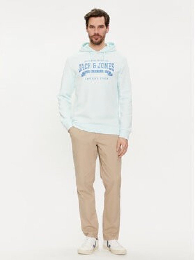 Jack&Jones Bluza Logo 12233597 Błękitny Standard Fit