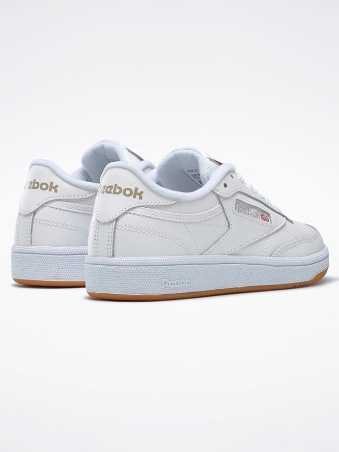 Reebok Skórzane sneakersy "Club C 85" w kolorze białym rozmiar: 37