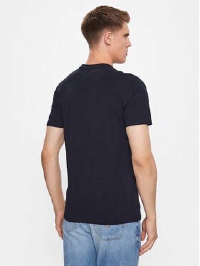 Guess T-Shirt M3YI22 J1314 Granatowy Slim Fit