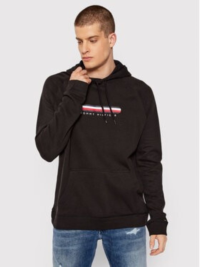 Tommy Hilfiger Bluza Oh Hoodie UM0UM02385 Czarny Regular Fit