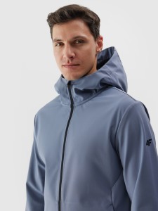 Kurtka softshell wiatroodporna membrana 5000 męska - granatowa