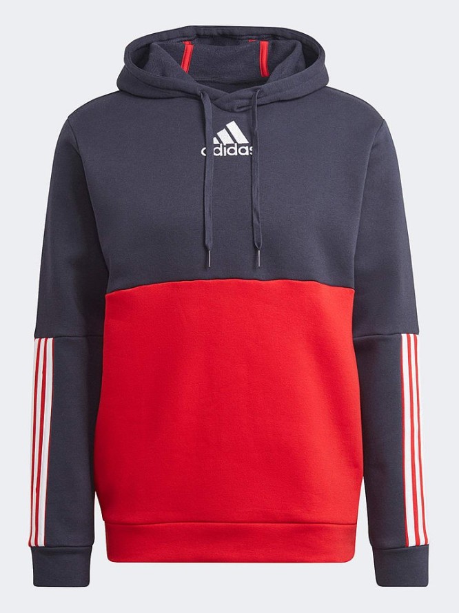 adidas Bluza w kolorze granatowo-czerwonym rozmiar: 3XL