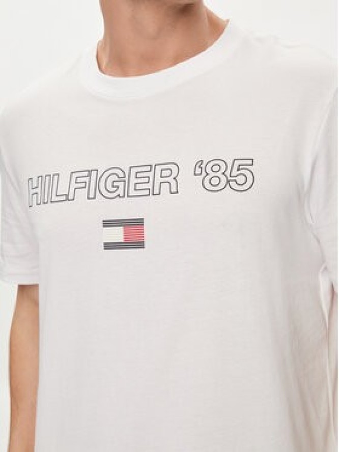 Tommy Hilfiger T-Shirt 85' MW0MW34427 Biały Regular Fit