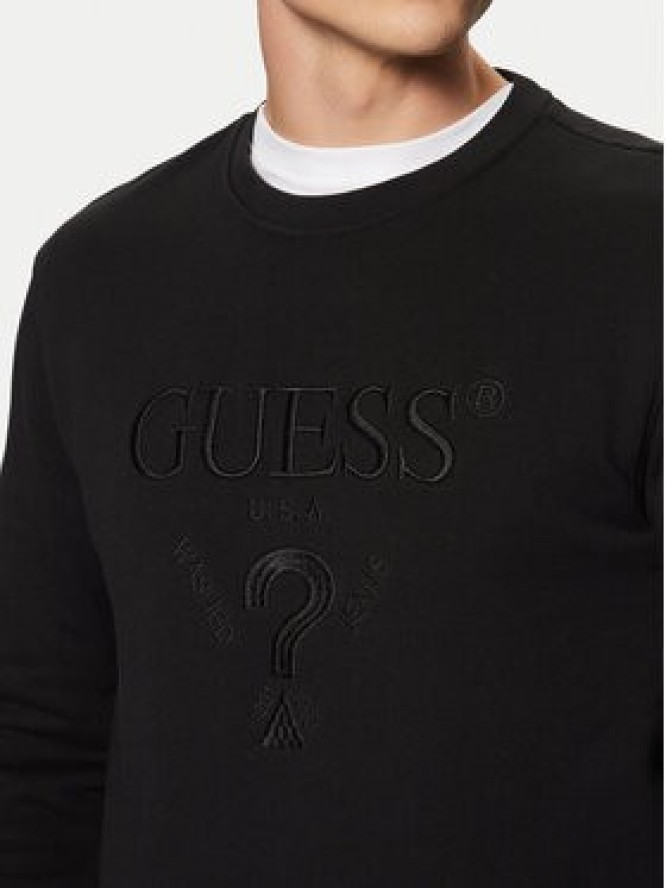 Guess Bluza M5RQ08 KCN01 Czarny Regular Fit