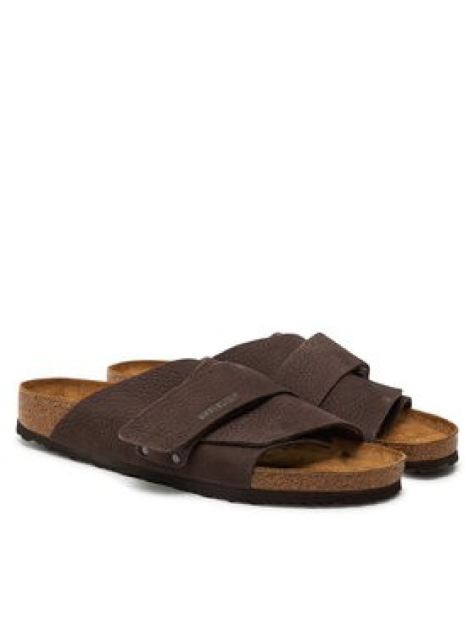 Birkenstock Klapki Kyoto Lenb 1022498 Brązowy