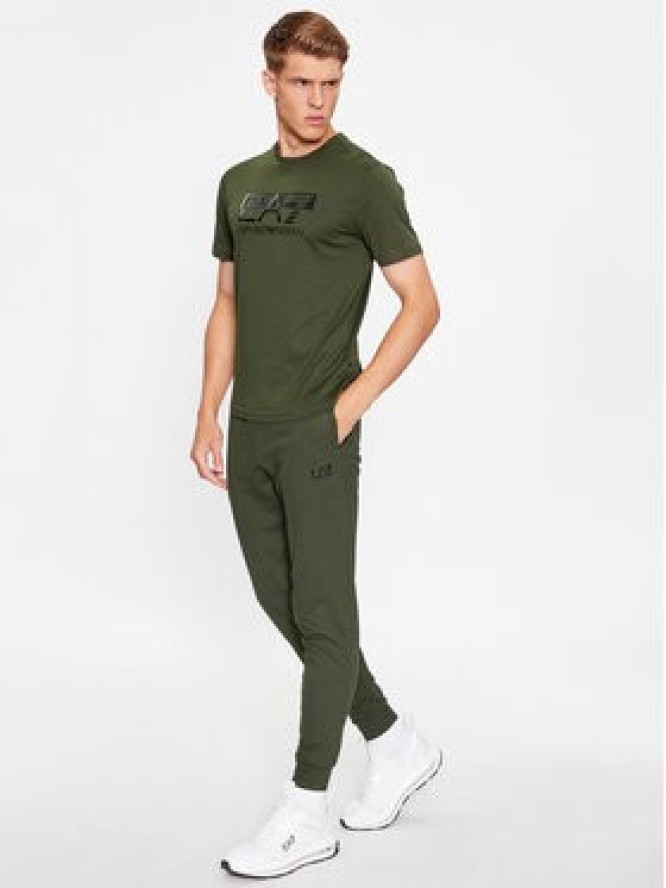 EA7 Emporio Armani Spodnie dresowe 8NPP53 PJ05Z 1845 Khaki Slim Fit