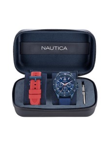 Nautica Zegarek Nct Windrose NAPWRF404 Niebieski