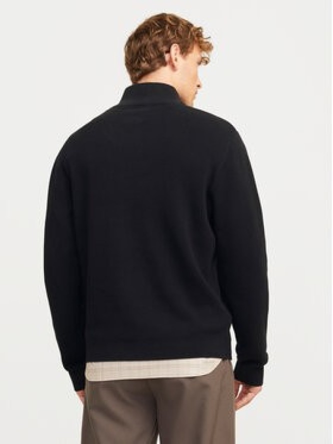 Jack&Jones Sweter Milano 12259664 Czarny Relaxed Fit