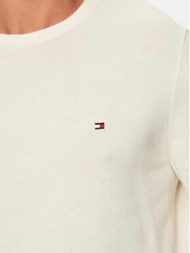 Tommy Hilfiger Sweter Essential MW0MW14748 Écru Regular Fit