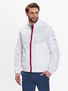 Tommy Hilfiger Kurtka przejściowa MW0MW29945 Biały Regular Fit