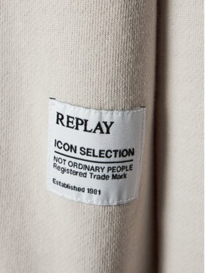 Replay Bluza M6702A.000.23650P Beżowy Regular Fit