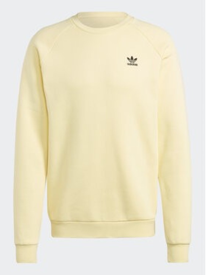 adidas Bluza Trefoil Essentials Crewneck Sweatshirt IA4830 Żółty Regular Fit