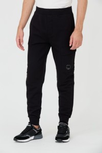 C.P. COMPANY Czarne spodnie dresowe Cargo Pant