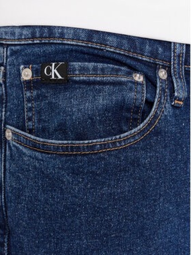 Calvin Klein Jeans Jeansy J30J324194 Granatowy Slim Fit