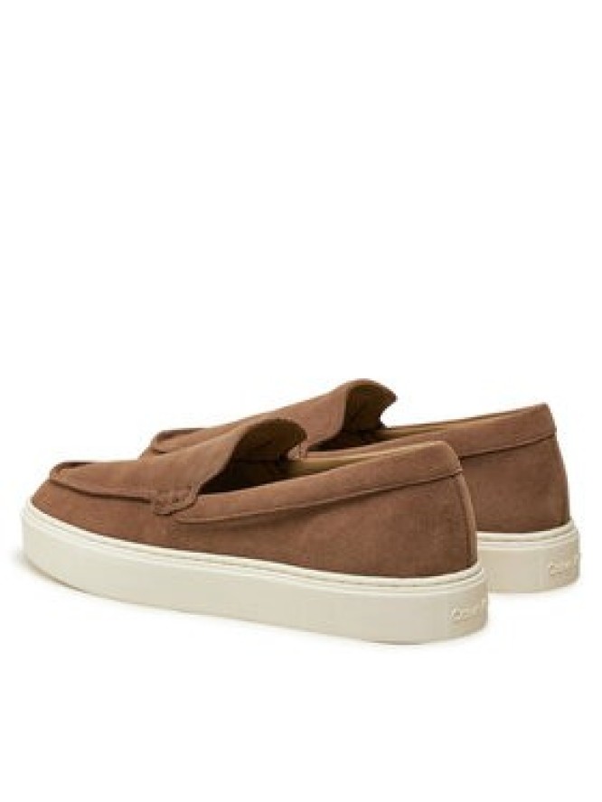 Calvin Klein Półbuty Moccasin Suede HM0HM01794 Brązowy