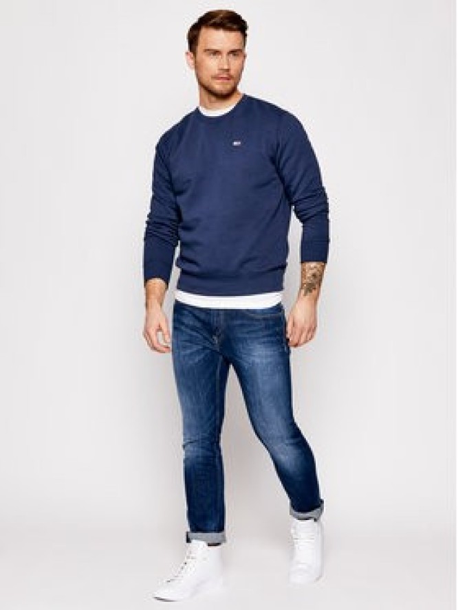Tommy Jeans Bluza DM0DM09591 Granatowy Regular Fit