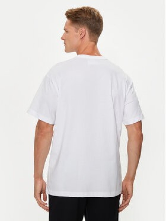 Versace Jeans Couture T-Shirt 76GAHE03 Biały Regular Fit