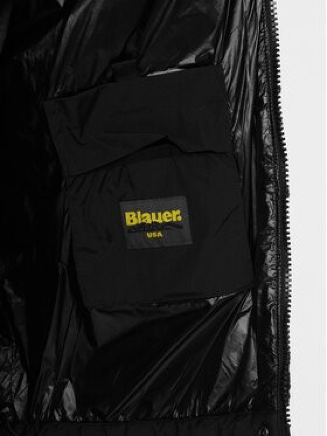 Blauer Kożuch 23WBLUC01055 Czarny Regular Fit