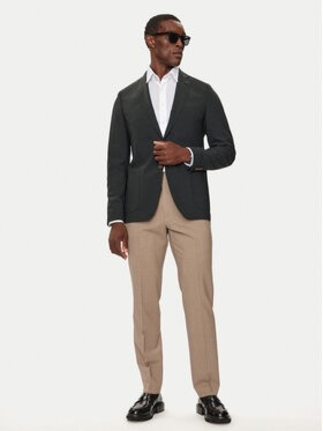 Michael Kors Marynarka MK0SB01003 Zielony Slim Fit