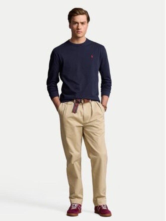 Polo Ralph Lauren Longsleeve 710671467057 Granatowy Classic Fit