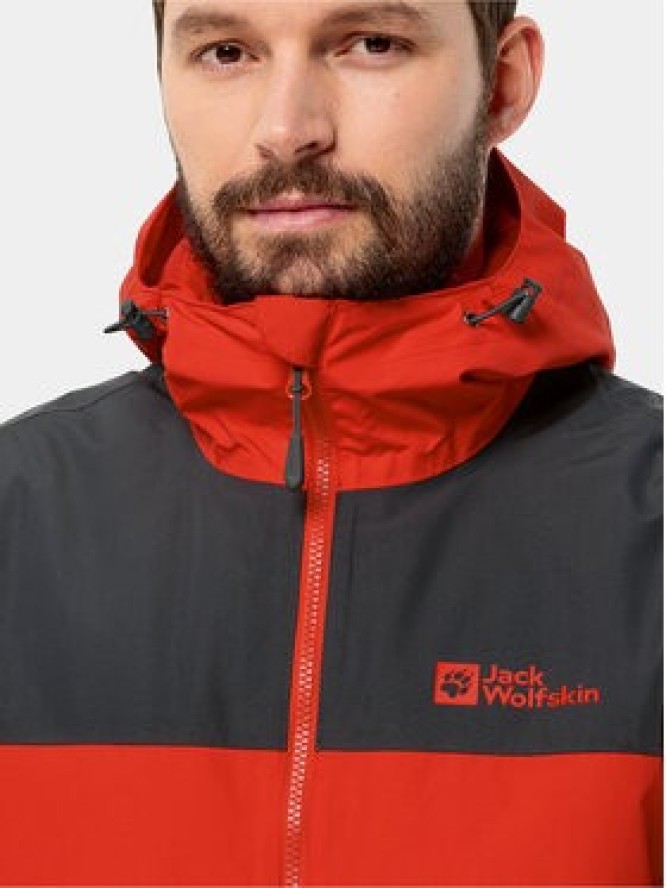 Jack Wolfskin Kurtka zimowa Jasper Ins Jkt 1114321 Czerwony Regular Fit