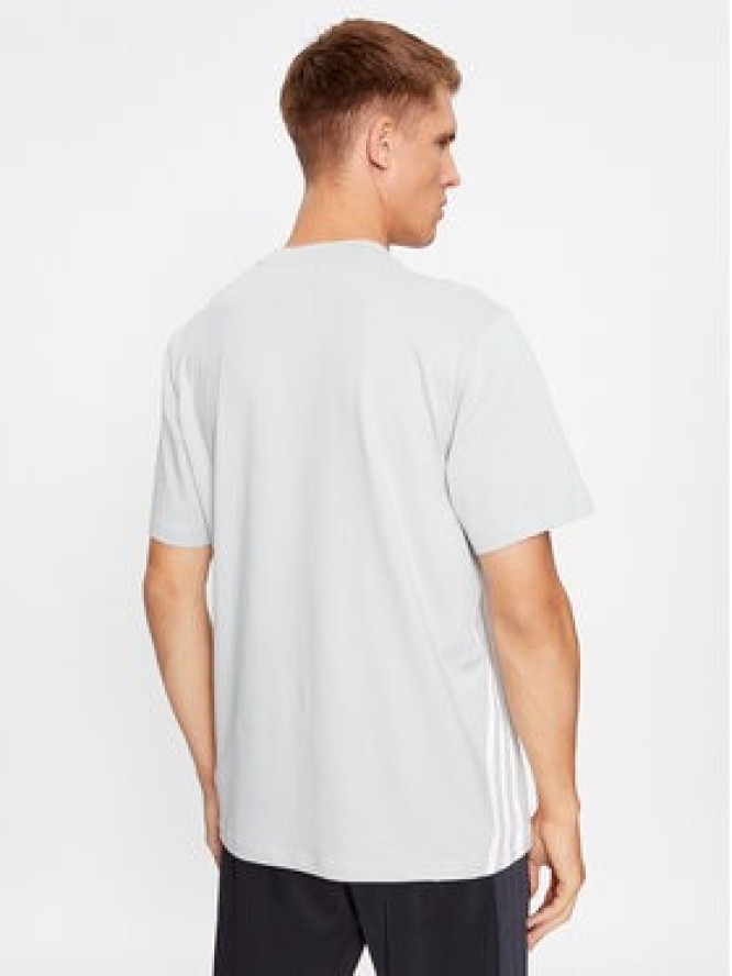 adidas T-Shirt Future Icons 3-Stripes IN1616 Szary Loose Fit