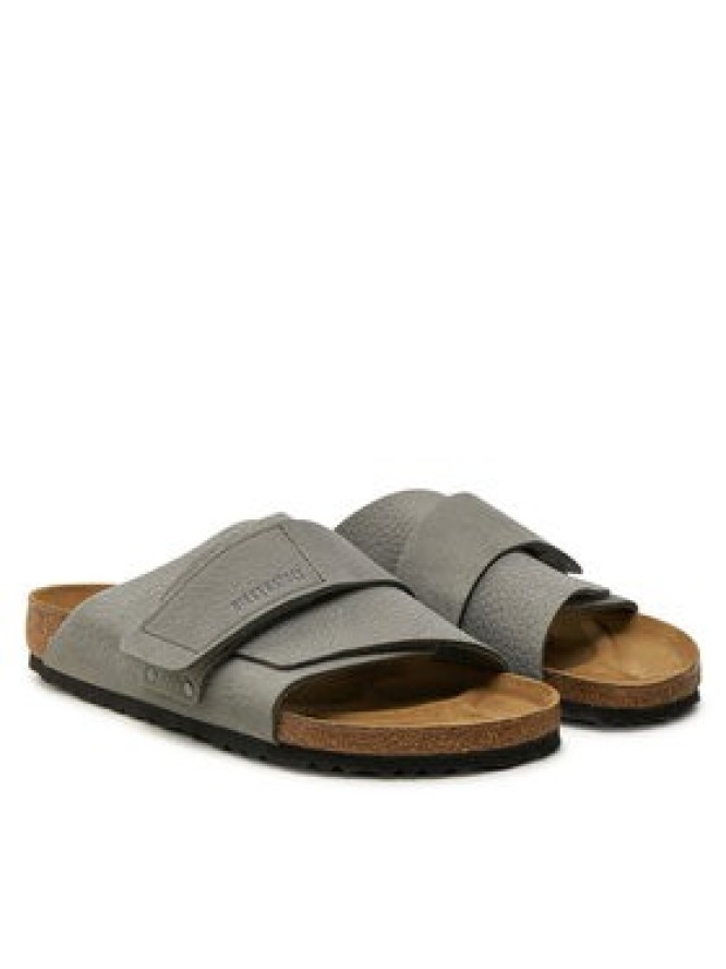 Birkenstock Klapki Kyoto Lenb 1024502 Szary