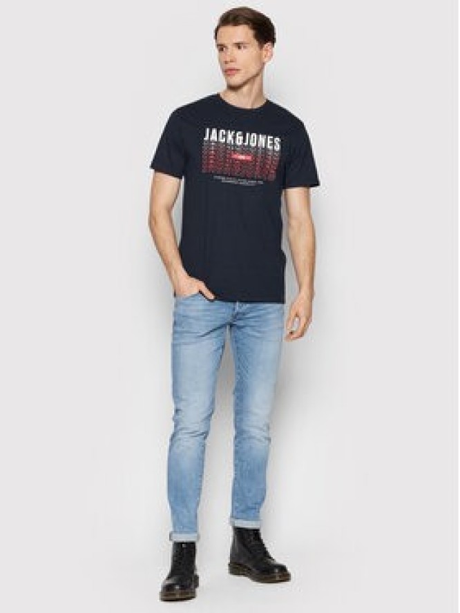 Jack&Jones Jeansy Glenn 12204334 Niebieski Slim Fit