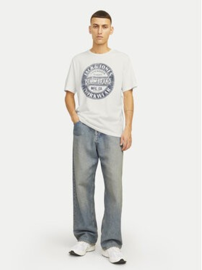 Jack&Jones T-Shirt Jeans 12256779 Granatowy Standard Fit