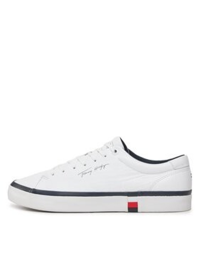 Tommy Hilfiger Sneakersy Modern Vulc Corporate Leather FM0FM04922 Biały