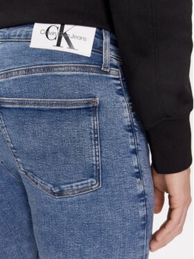 Calvin Klein Jeans Jeansy J30J323866 Niebieski Skinny Fit