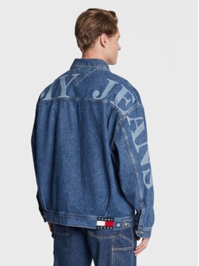 Tommy Jeans Kurtka jeansowa DM0DM15614 Niebieski Oversize