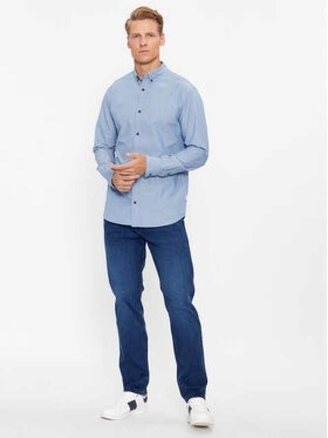 Jack&Jones Koszula 12237287 Niebieski Slim Fit